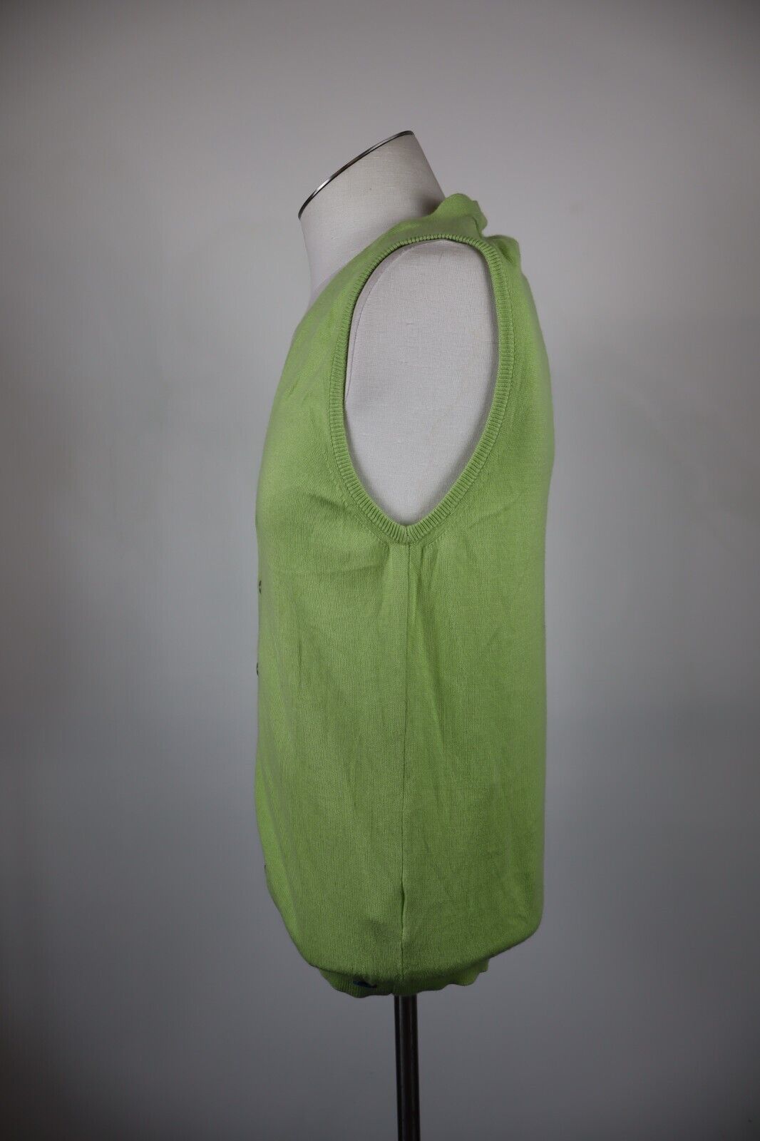 LIU JO MAGLIONE SMANICATO GILET CARDIGAN VINTAGE UOMO Tg. 46 MAN SWEATER CASUAL