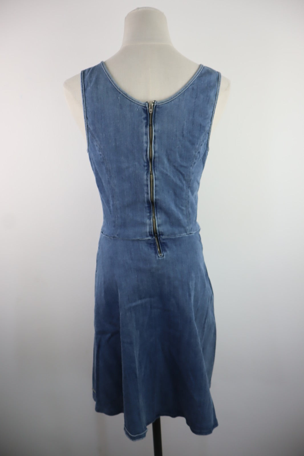 CALVIN KLEIN VESTITO DONNA TG M WOMAN CASUAL VINTAGE DRESS ABITO JEANS DENIM