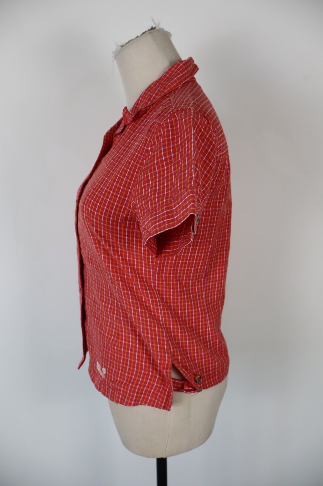 JACK WOLFSKIN CAMICIA DONNA TG. XS WOMAN SHIRT CASUAL VINTAGE COTONE