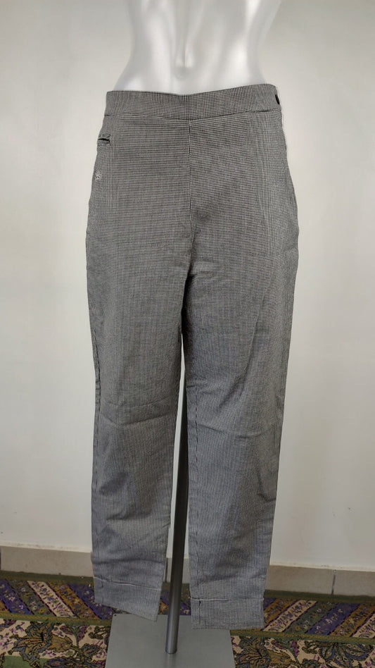 ELLESSE PANTALONE CASUAL DONNA TG 46 WOMAN VINTAGE PANTS COTONE
