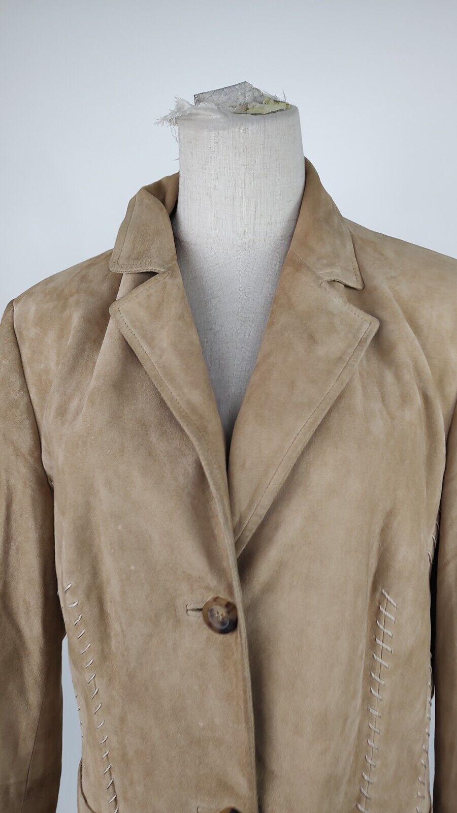 MARELLA GIACCA PELLE DI CAPRA DONNA TG. 48 WOMAN CASUAL LEATHER VINTAGE JACKET