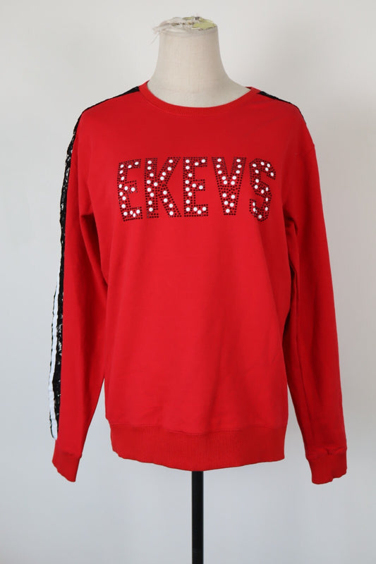 ERICK EVANS MAGLIA DONNA TG. XL WOMAN CASUAL VINTAGE TOP T-SHIRT COTONE COTTON