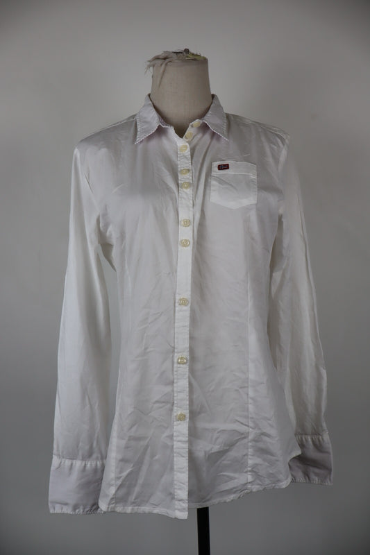 NAPAPIJRI CAMICIA  DONNA TG. L WOMAN SHIRT CASUAL VINTAGE COTONE COTTON