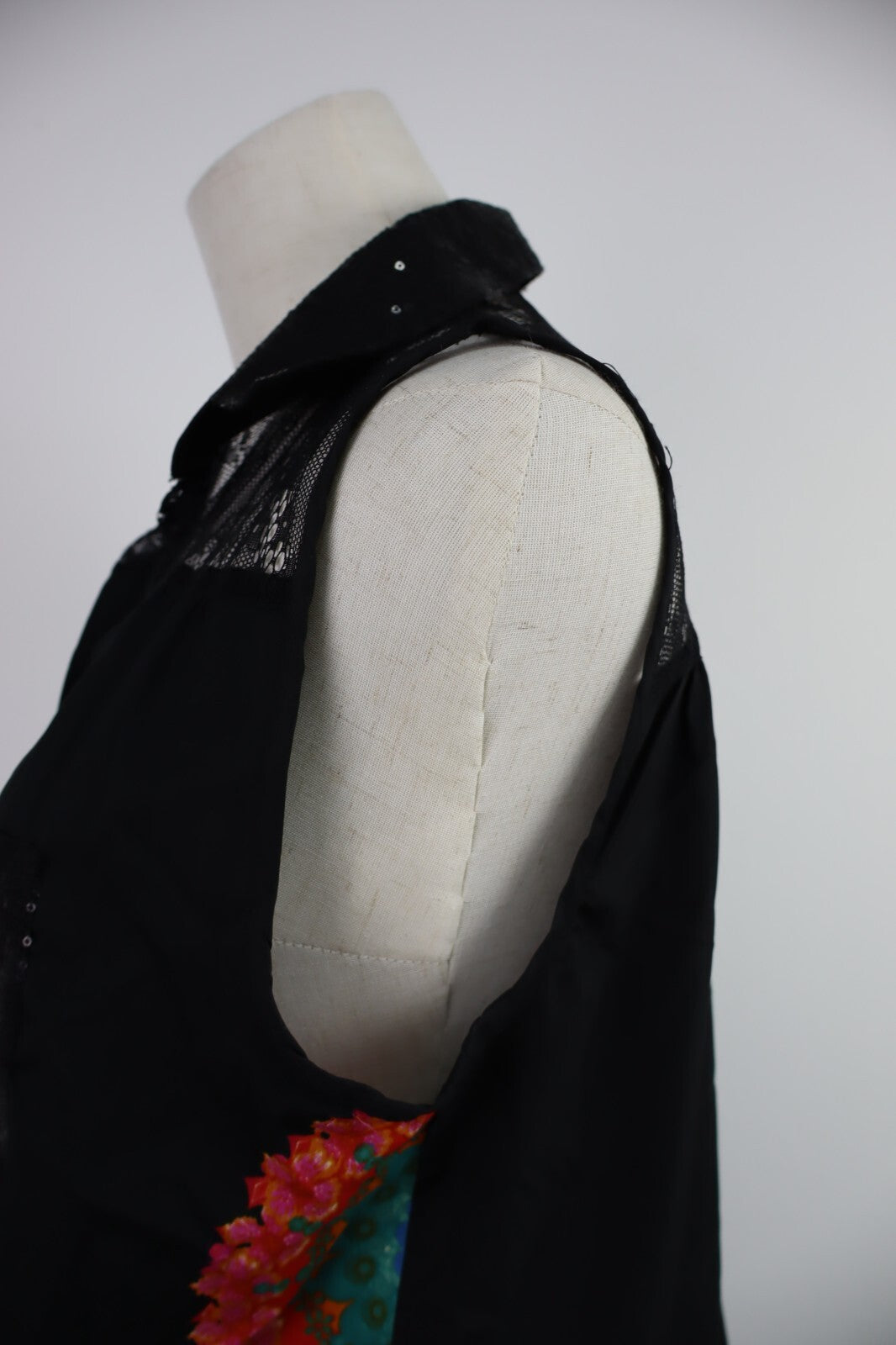 DESIGUAL CAMICIA SMANICATA DONNA TG. XL WOMAN SHIRT CASUAL VINTAGE