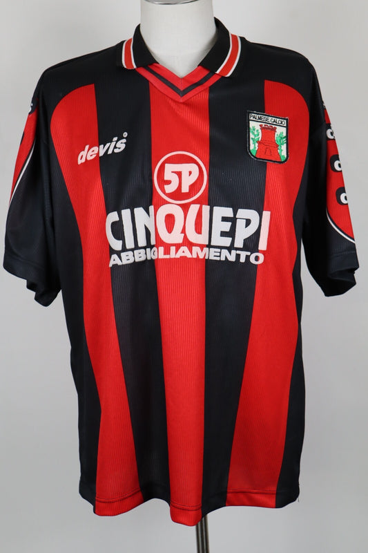 DEVIS PALMESE LUCIANO 11 MAGLIA CALCIO TRIKOT UOMO Tg XL SOCCER JERSEY VINTAGE