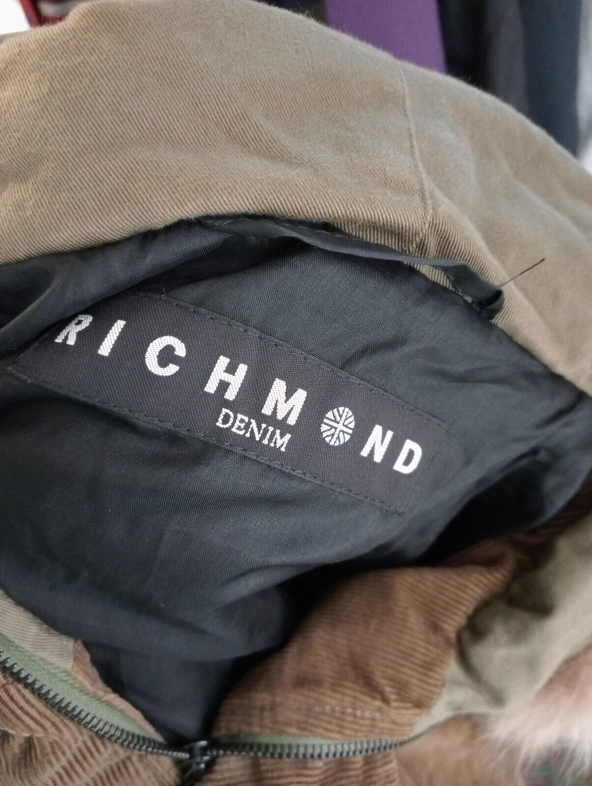 RICHMOND GIUBBINO IMBOTTITO UOMO Tg 50 VINTAGE MAN JACKET CASUAL