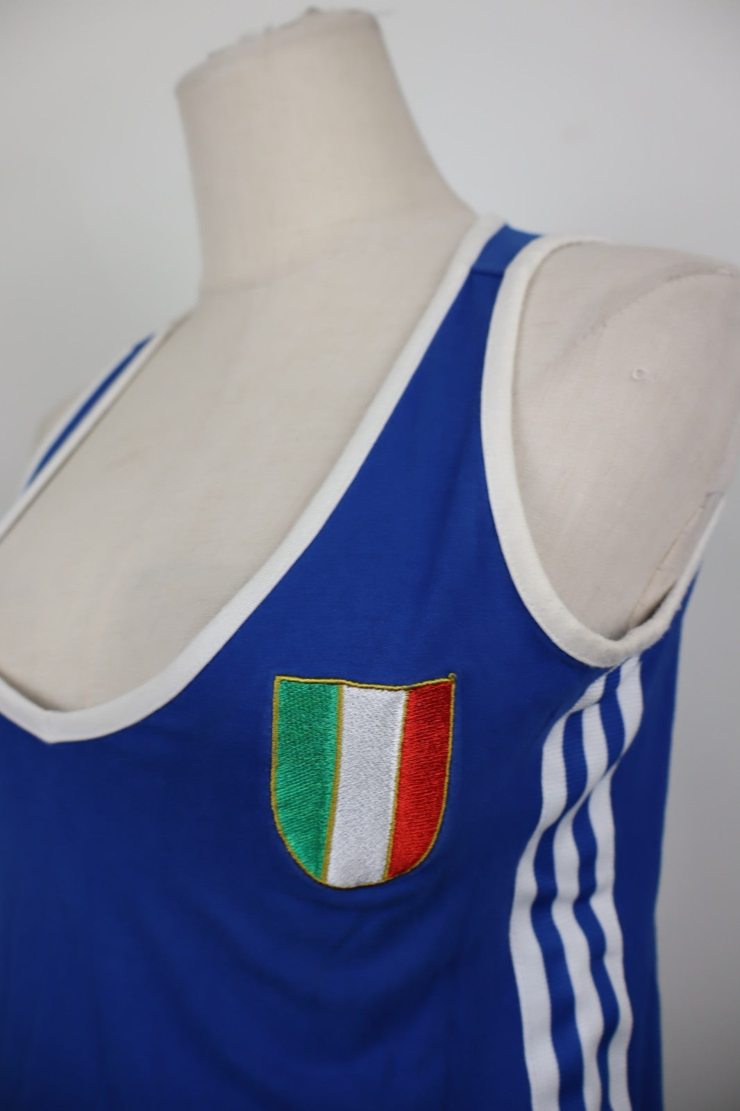 ADIDAS CANOTTA MAGLIA DONNA TG 40 ITALIA WOMAN CASUAL VINTAGE T-SHIRT TOP SPORT