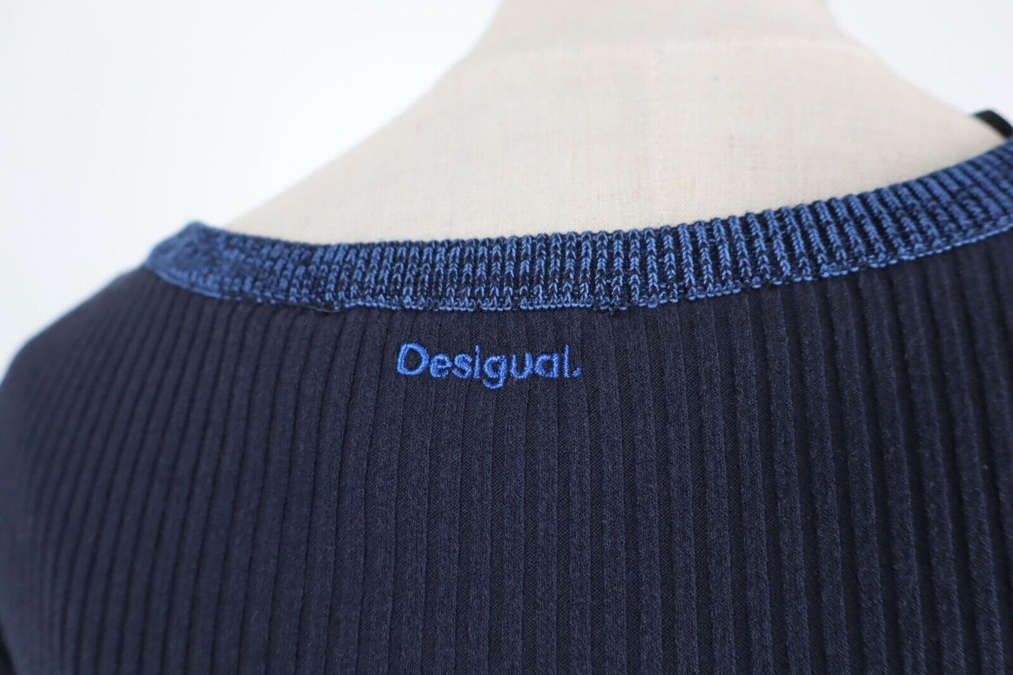 DESIGUAL MAGLIA DONNA TG. M WOMAN T-SHIRT CASUAL VINTAGE COTONE COTTON