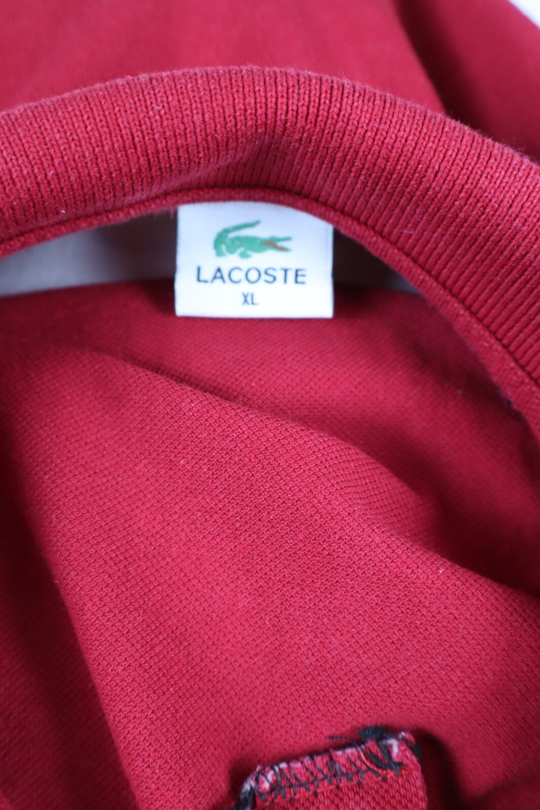 LACOSTE MAGLIA POLO UOMO TG XL MAN POLO CASUAL VINTAGE COTONE COLLETTO