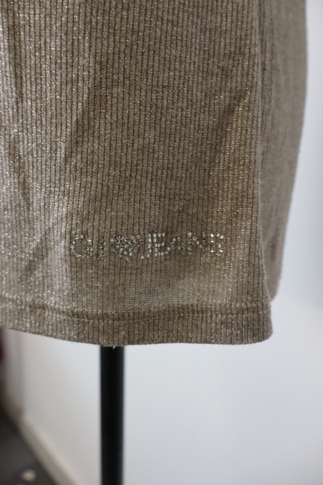 GAUDI' MAGLIA DONNA TG. M WOMAN CASUAL VINTAGE T-SHIRT TOP ORO