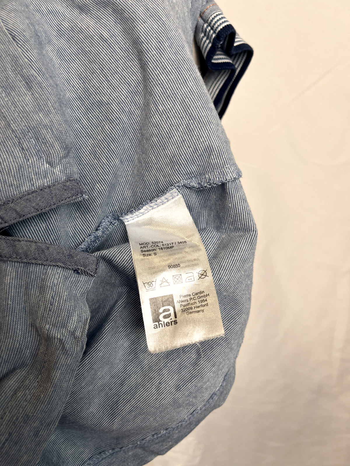 PIERRE CARDIN POLO MAGLIA UOMO TG.S MAN T-SHIRT CASUAL VINTAGE COTONE COTTON