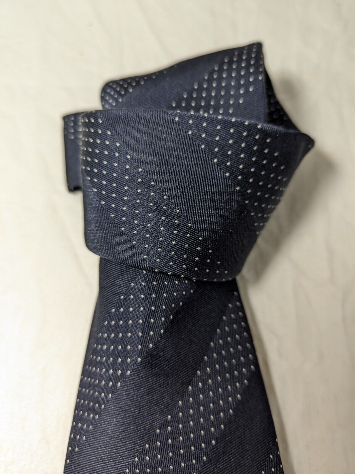 LES COPAINS 100% SILK TIE SETA CRAVATTA NECKTIE MADE IN ITALY