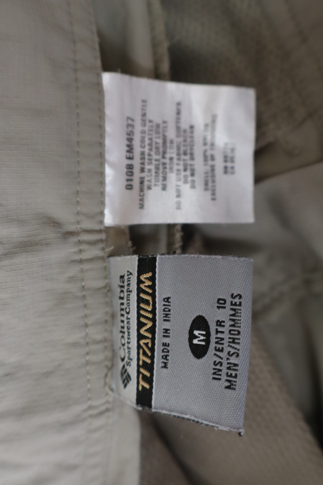 COLUMBIA BERMUDA PANTALONE SHORTS UOMO TG M MAN VINTAGE CASUAL PANTS CARGO