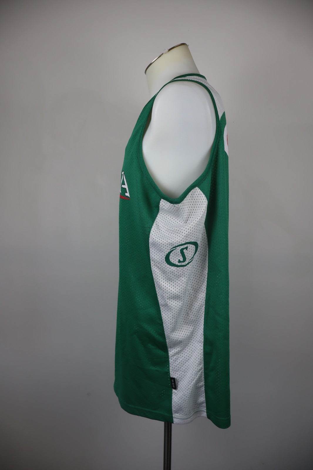 SPALDING ITALIA CANOTTA MAGLIA BASKET UOMO XL T-SHIRT MAN SPORT DOUBLE FACE TAG