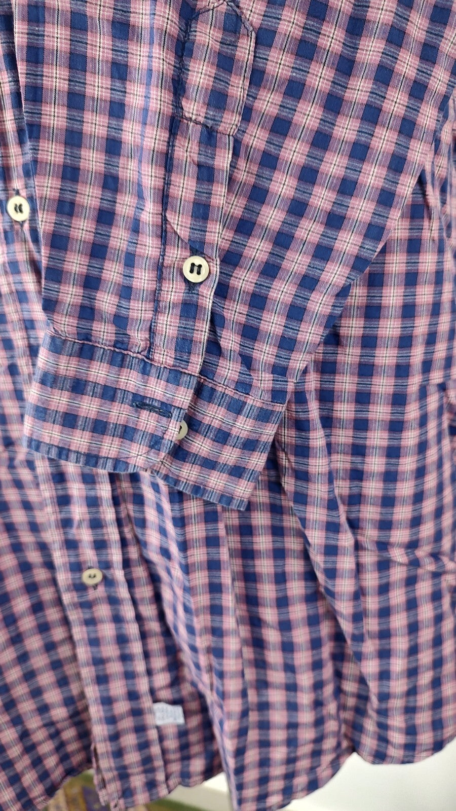 RALPH LAUREN CAMICIA UOMO COTONE TG. 15  MAN CASUAL VINTAGE SHIRT