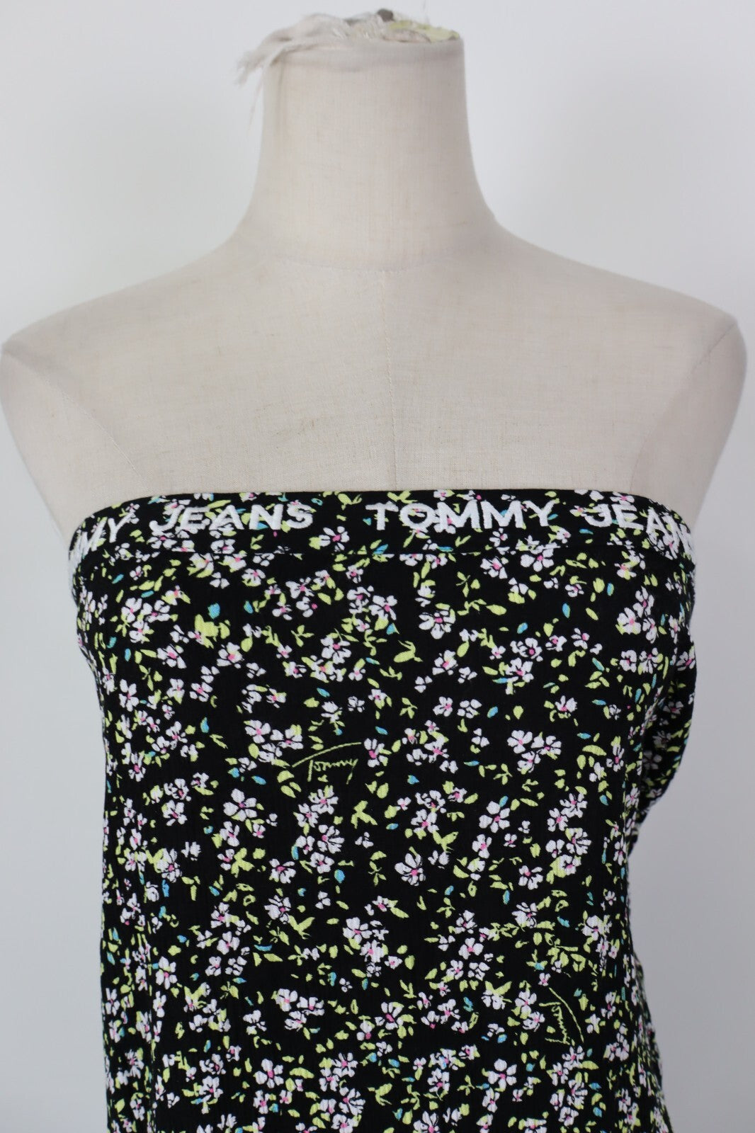 TOMMY JEANS HILFIGER VESTITO ABITO DONNA TG.  M WOMAN CASUAL VINTAGE DRESS