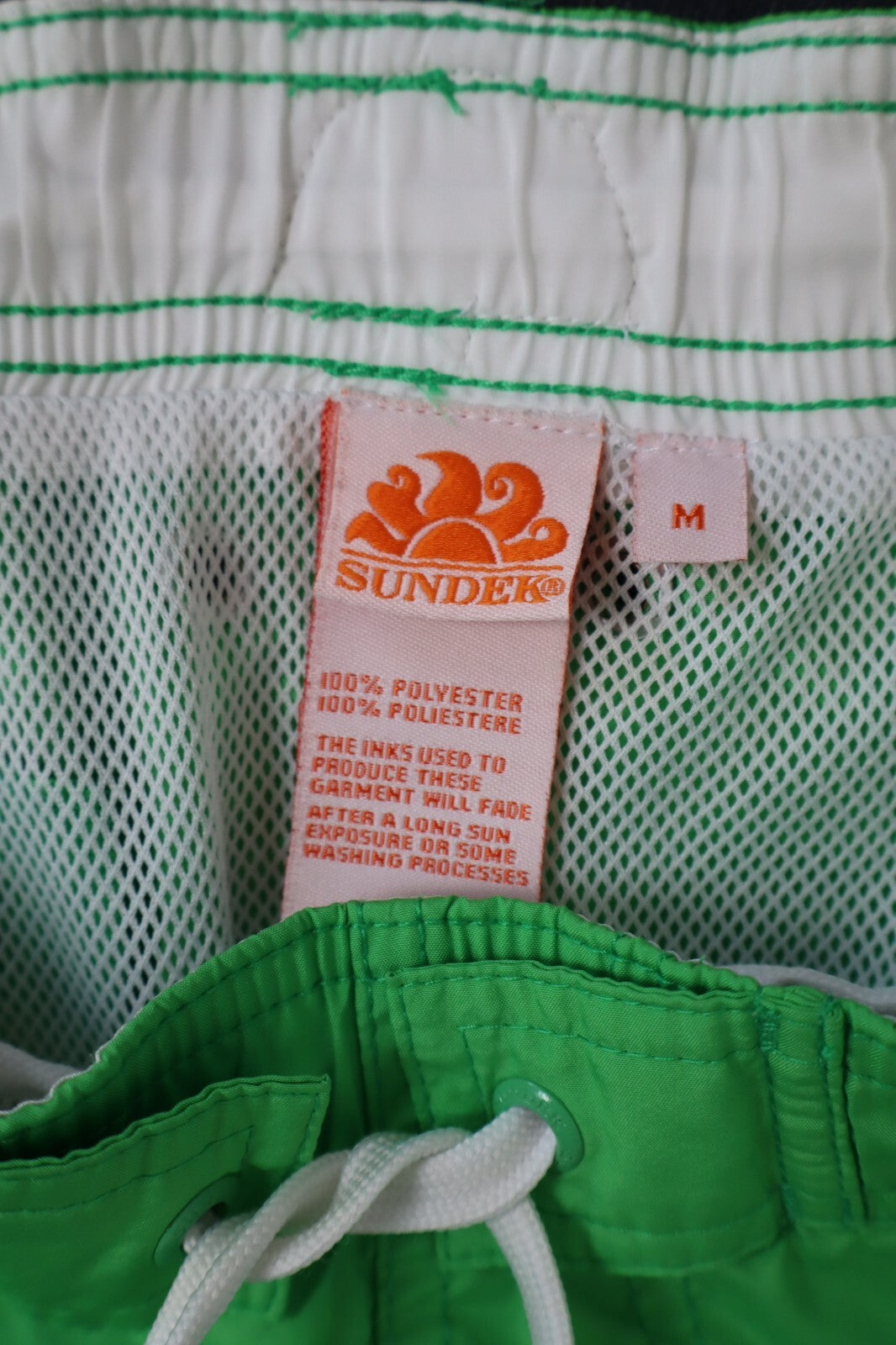 SUNDEK COSTUME PANTALONCINO MARE UOMO TG M MEN SEA SWIMSUIT VINTAGE CASUAL