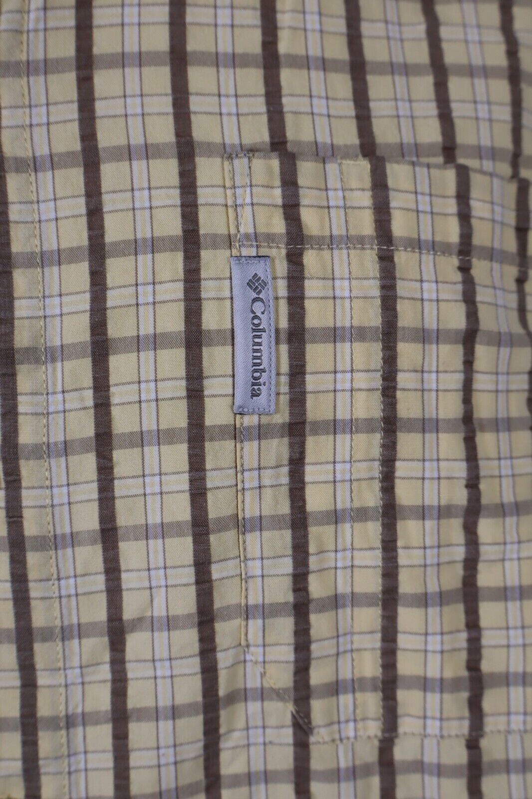 COLUMBIA CAMICIA UOMO COTONE TG. L MAN CASUAL VINTAGE COTTON SHIRT