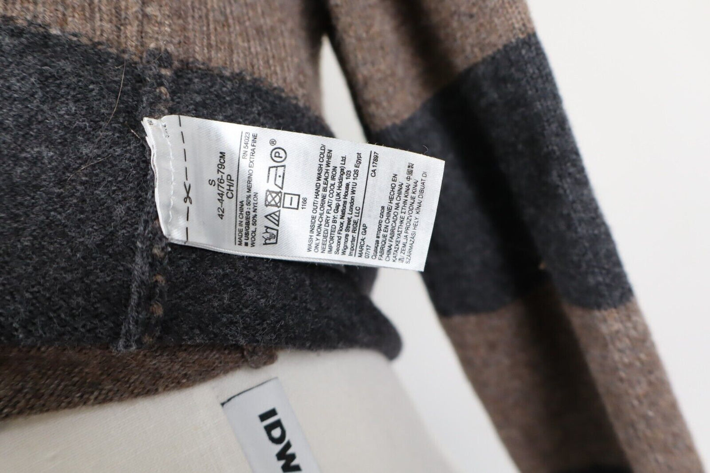 GAP MAGLIONE MAGLIA UOMO Tg. S MAN SWEATER CASUAL VINTAGE LANA WOOL