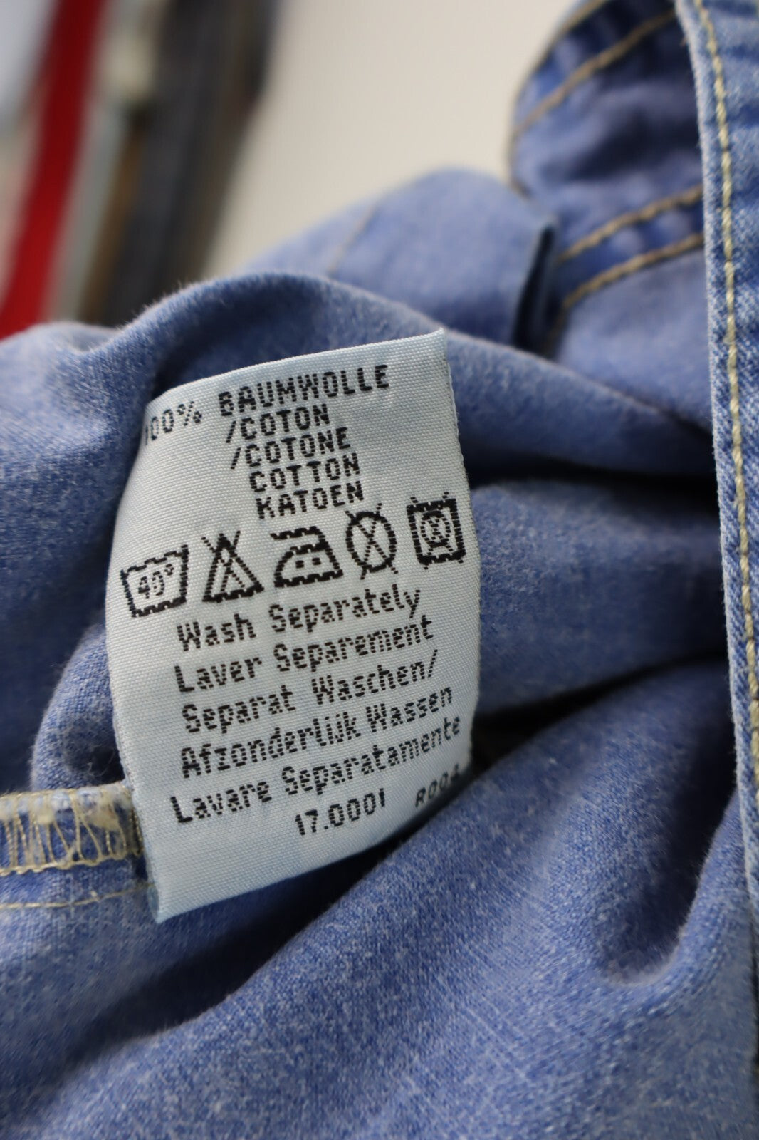 WRANGLER CAMICIA UOMO COTONE DENIM TG. L MAN CASUAL VINTAGE SHIRT ITALY