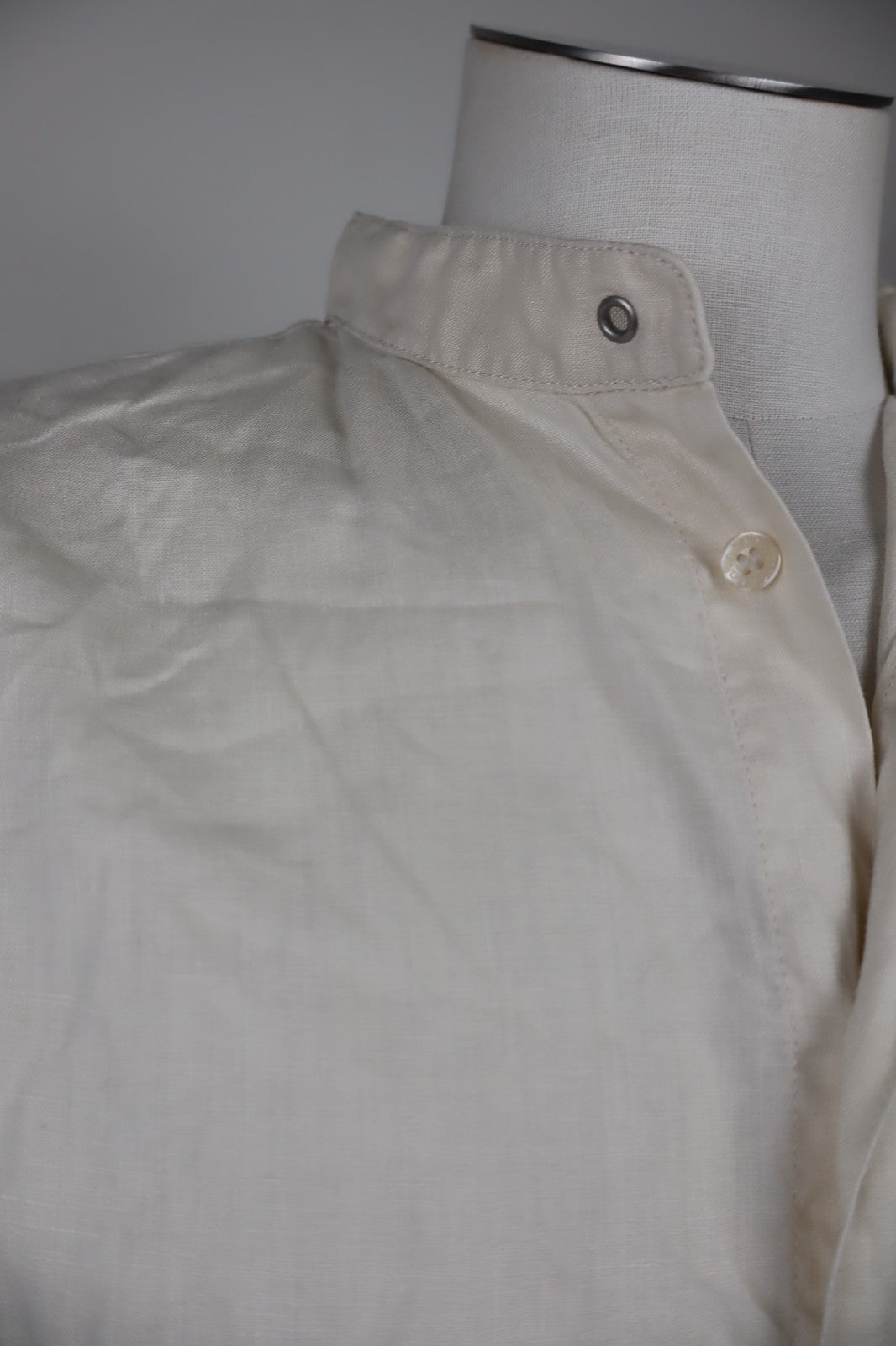 CALVIN KLEIN JEANS CAMICIA UOMO LINO TG. XL MAN CASUAL VINTAGE LINEN SHIRT LOGO