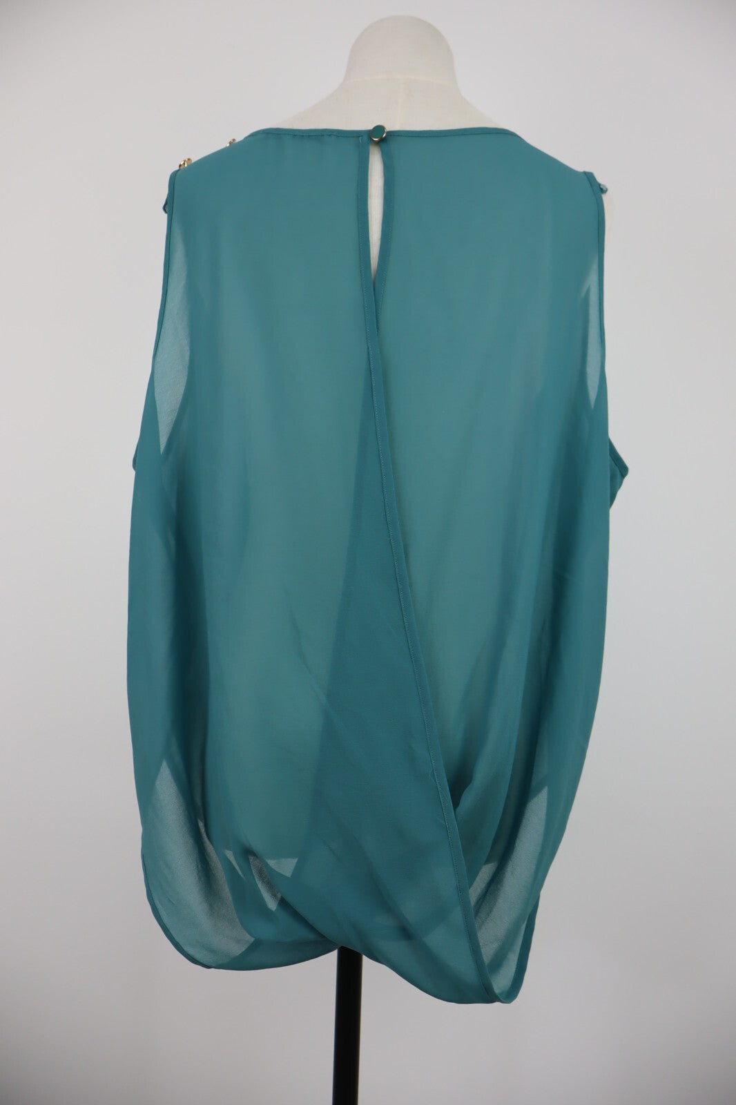 FORNARINA MAGLIA DONNA M / L WOMAN CASUAL VINTAGE T-SHIRT TOP TRASPARENTE