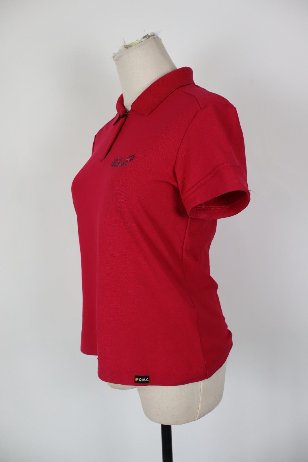 JACK WOLFSKIN POLO MAGLIA DONNA TG. S WOMAN SHIRT CASUAL VINTAGE CERNIERA
