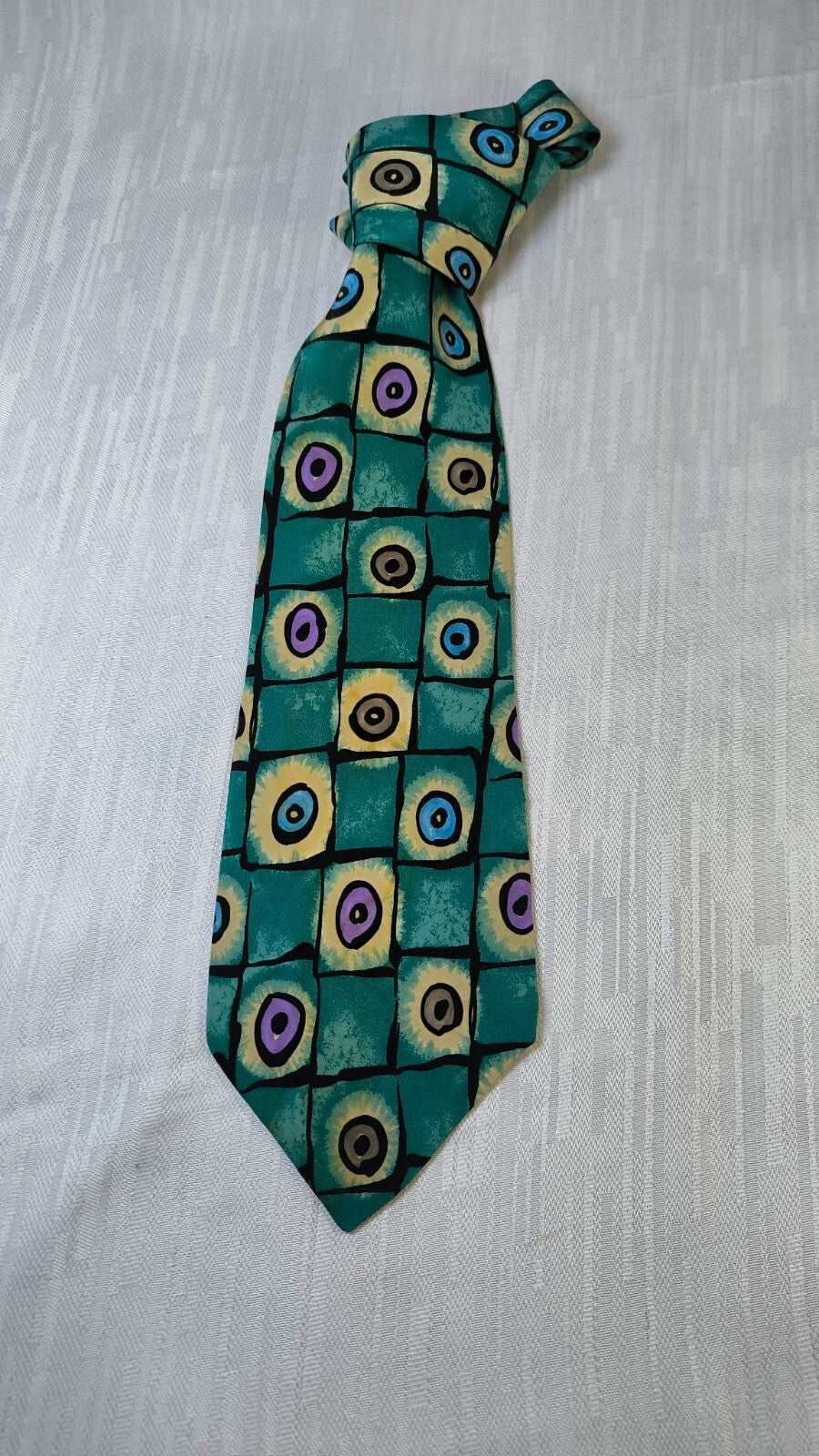 GIORGIO REDAELLI  100% SILK TIE SETA CRAVATTA NECKTIE MADE IN ITALY