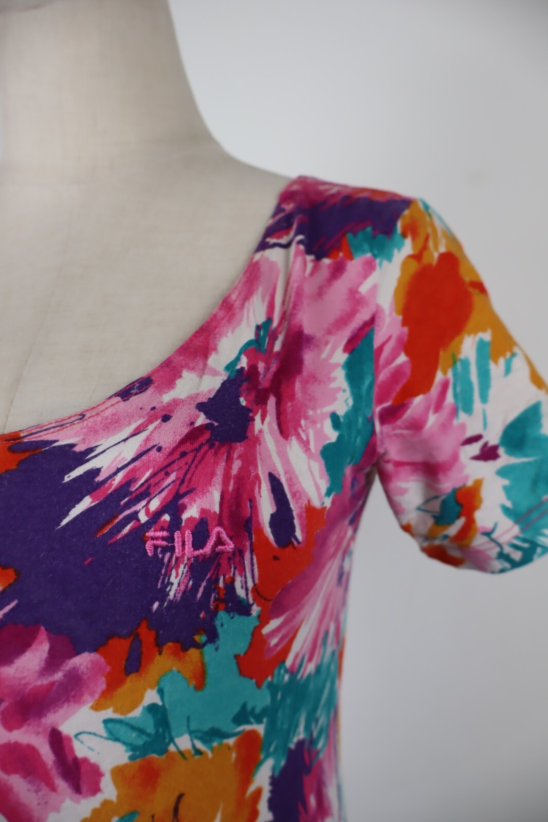 FILA MAGLIA DONNA TG. 42 WOMAN CASUAL VINTAGE T-SHIRT COTONE