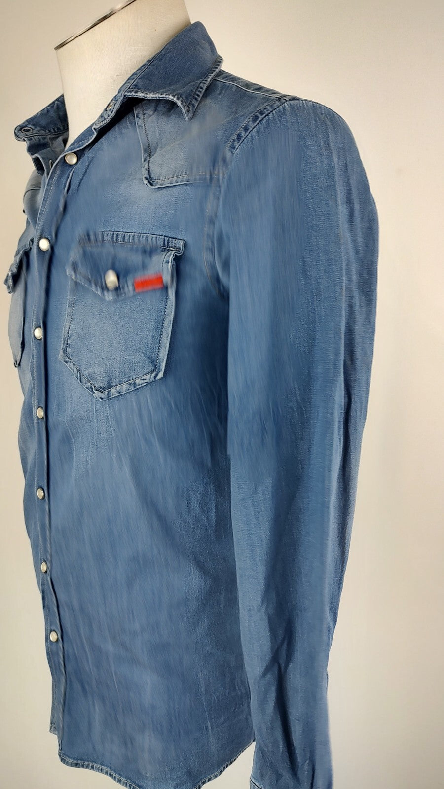 LIU JO CAMICIA UOMO COTONE TG. S MAN CASUAL VINTAGE SHIRT