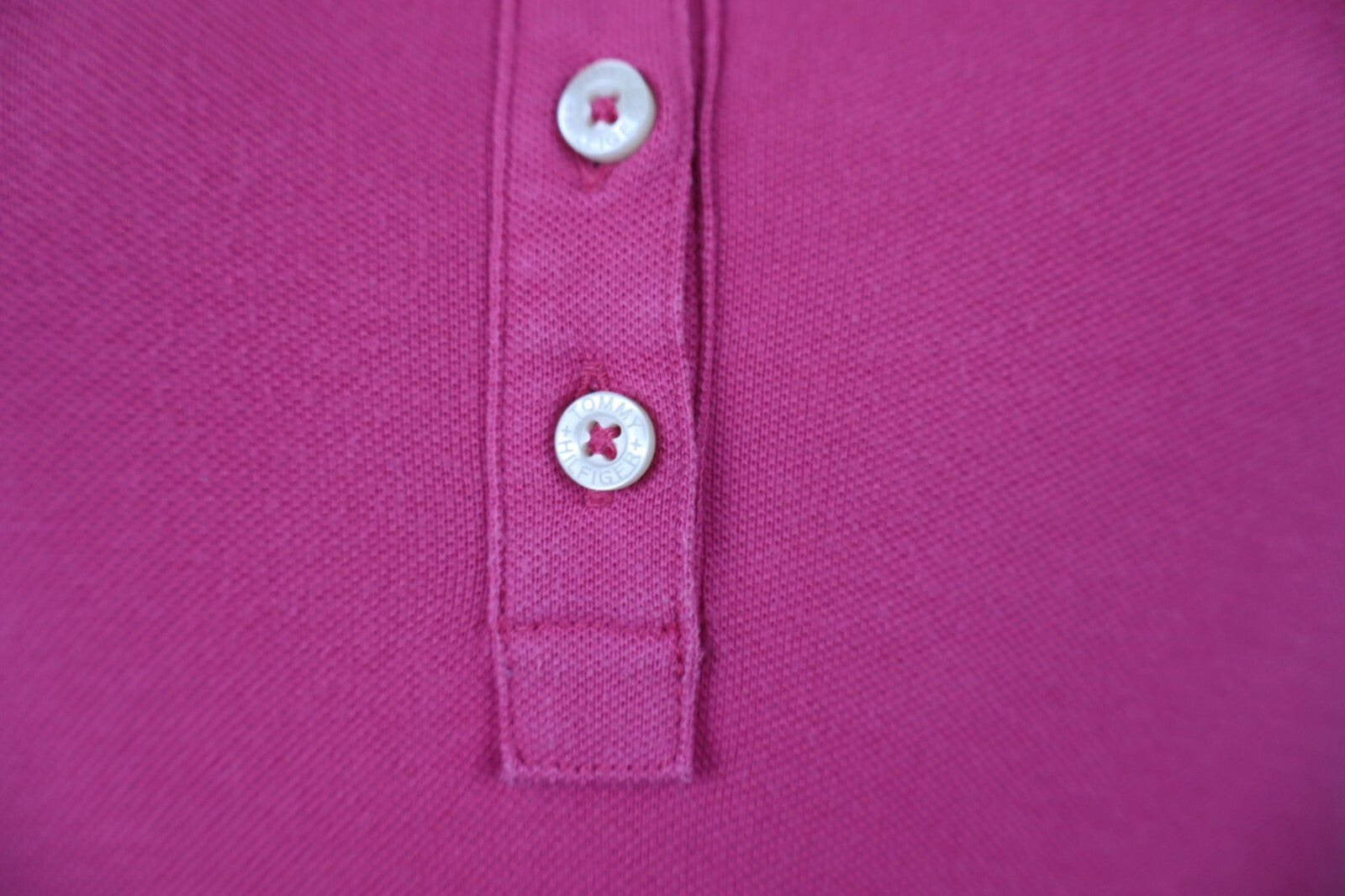 TOMMY HILFIGER MAGLIA POLO DONNA TG XS SLIM FIT WOMAN CASUAL VINTAGE TOP T-SHIRT