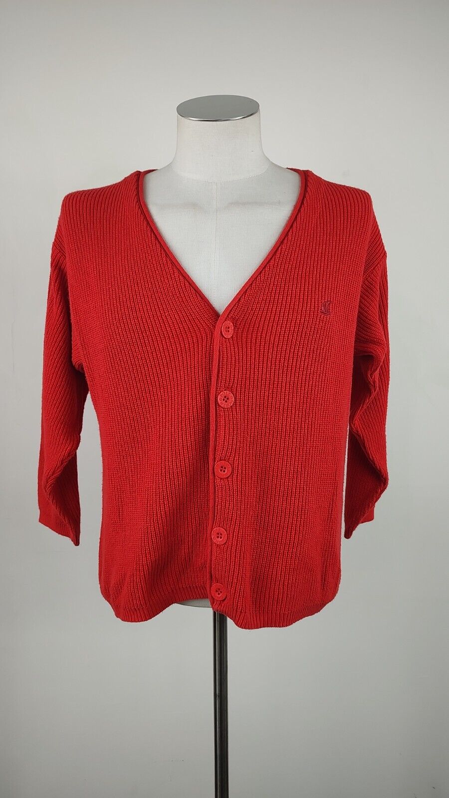 NORTH POLE MAGLIONE CARDIGAN VINTAGE COTONE UOMO Tg. S MAN SWEATER CASUAL
