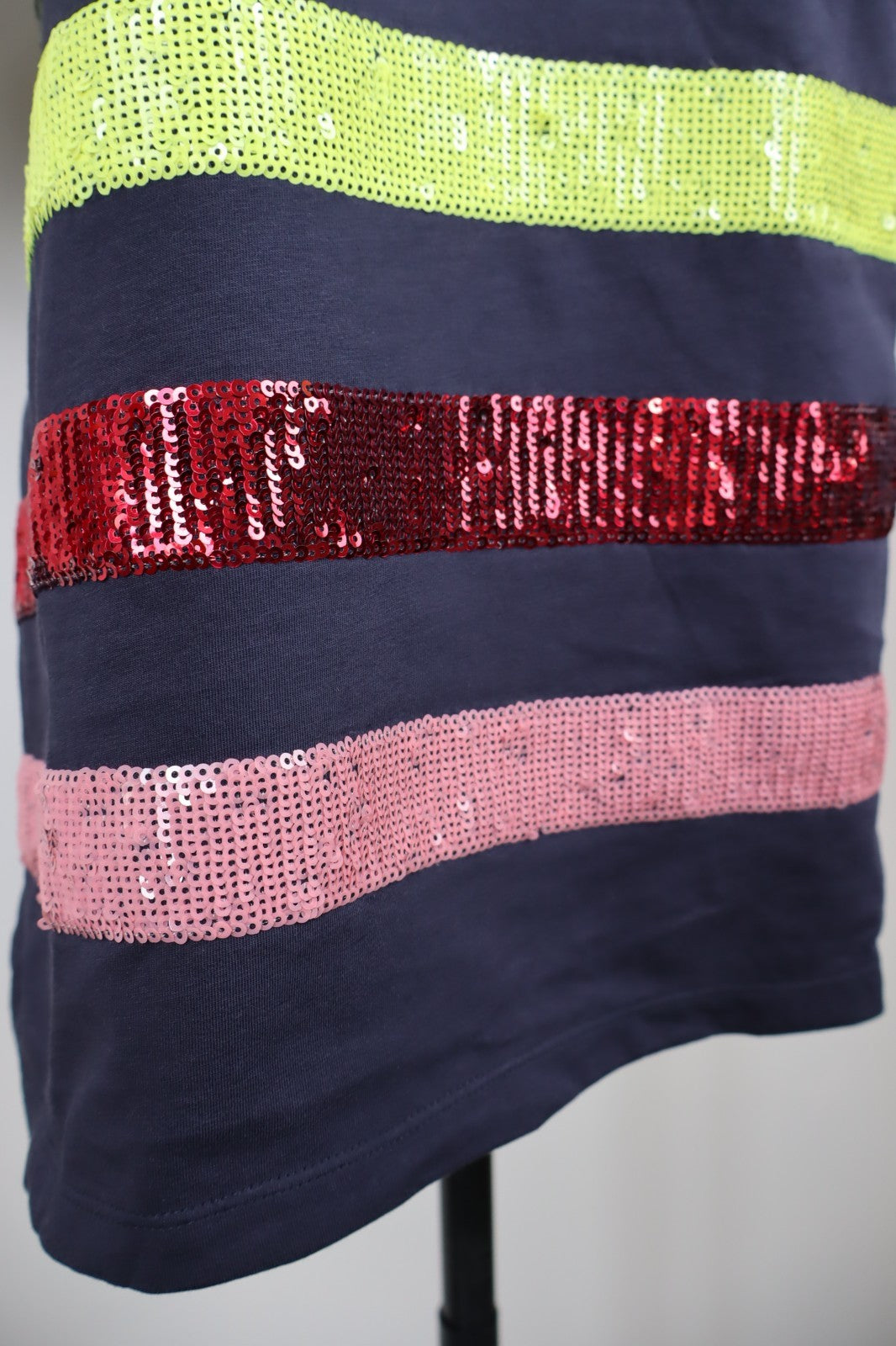 TRUSSARDI JEANS MAGLIA DONNA TG. XL WOMAN CASUAL VINTAGE T-SHIRT TOP COTONE LOGO