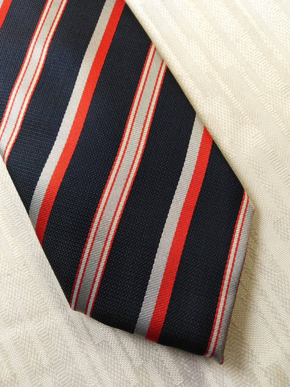 GIORGIO MARIANI 100% SILK TIE SETA CRAVATTA NECKTIE ITALY VINTAGE SELF TIPPED