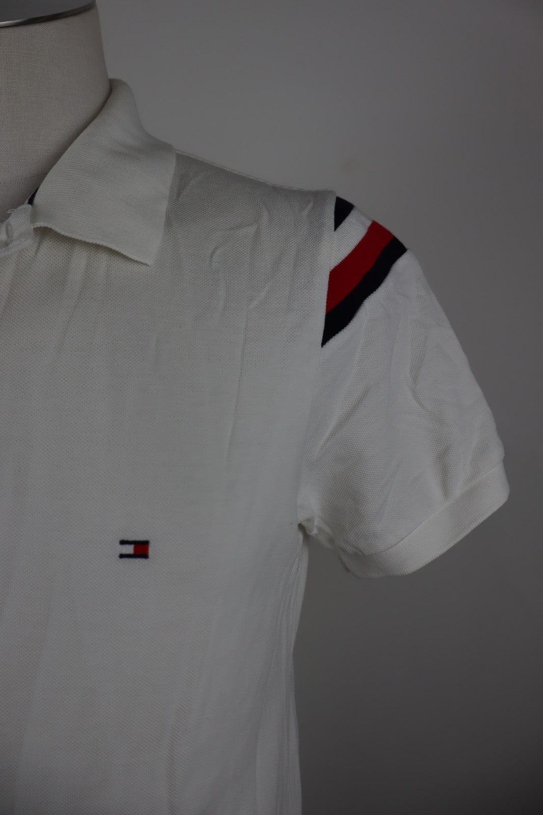 TOMMY HILFIGER POLO MAGLIA UOMO COTONE TG M SLIM MAN COTTON SHIRT CASUAL VINTAGE