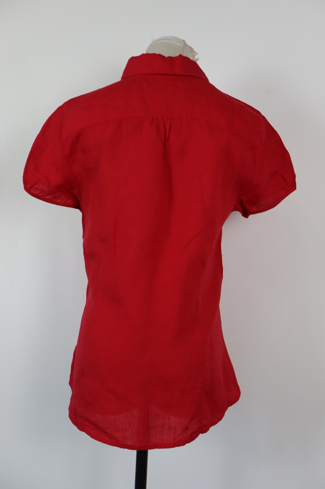 MARELLA CAMICIA BLUSA DONNA TG. 42 WOMAN SHIRT CASUAL VINTAGE LINO