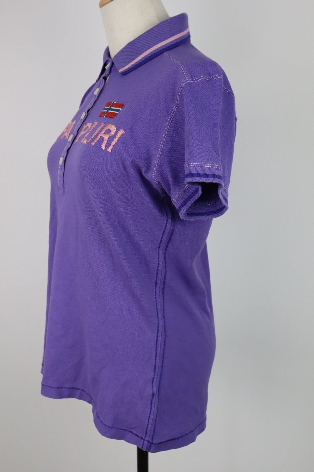 NAPAPIJRI POLO MAGLIA DONNA COTONE TG. XL WOMAN SHIRT CASUAL VINTAGE COTTON