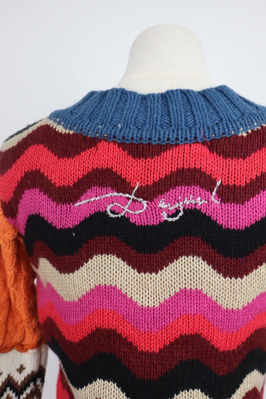 DESIGUAL VESTITO ABITO DONNA TG. M  WOMAN CASUAL VINTAGE DRESS LANA