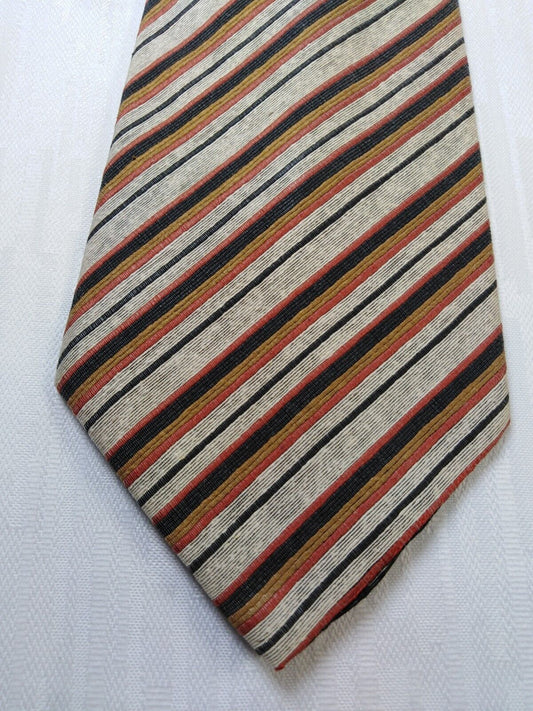 HUBERT MILANO 100%  SILK TIE SETA CRAVATTA NECKTIE MADE IN ITALY CLASSIC