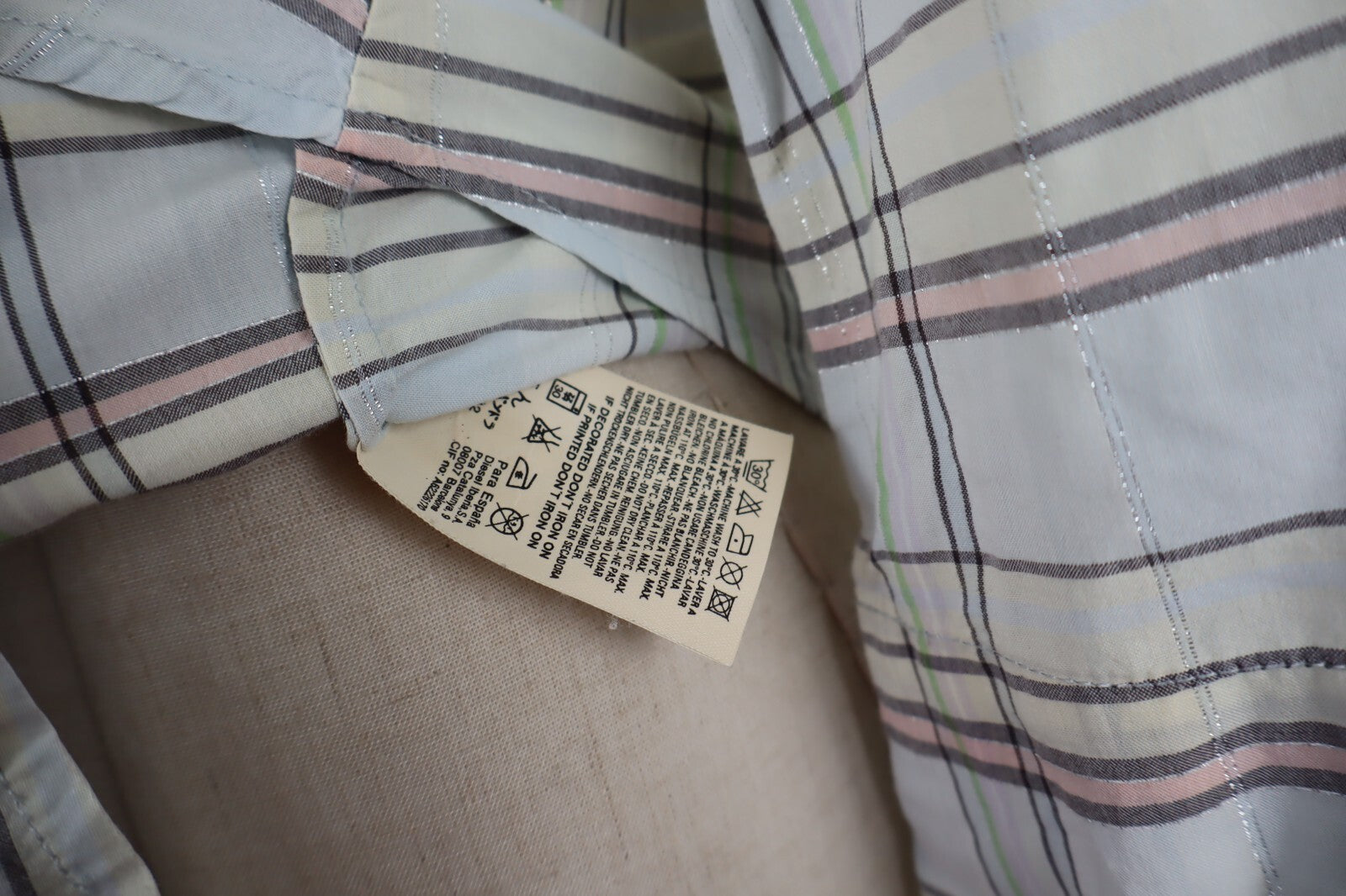 DIESEL CAMICIA  DONNA TG. L WOMAN SHIRT CASUAL VINTAGE COTONE COTTON