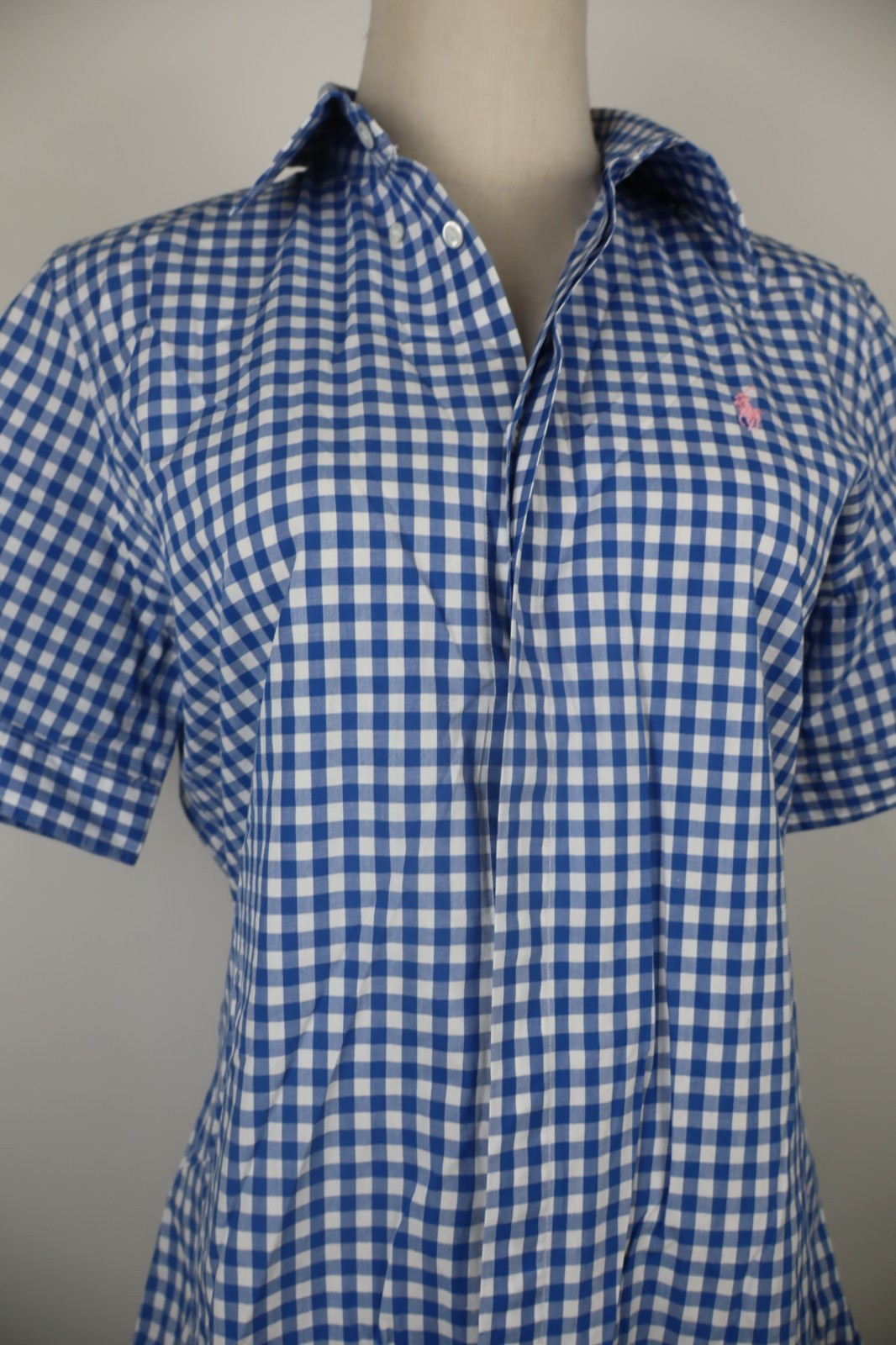RALPH LAUREN CAMICIA DONNA TG 14 WOMAN SHIRT CASUAL VINTAGE COTONE COTTON LOGO