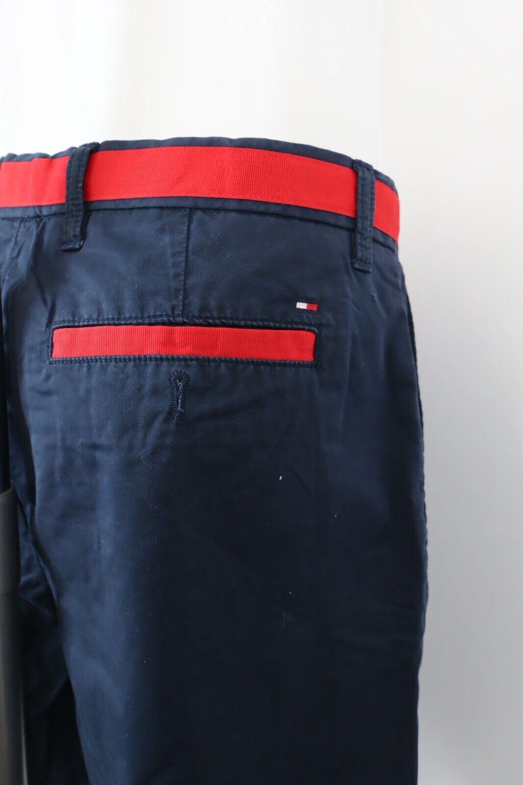 TOMMY HILFIGER PANTALONI BERMUDA UOMO TG. 34 MAN PANTS CASUAL VINTAGE COTONE