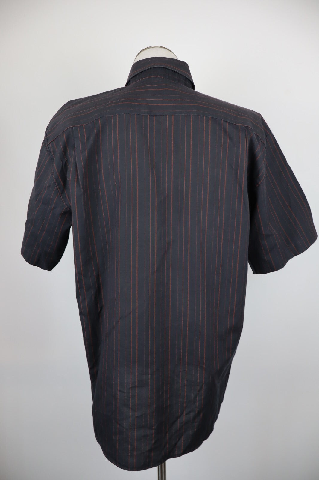 HUGO BOSS CAMICIA UOMO TG. L MAN CASUAL VINTAGE SHIRT COTONE COTTON A RIGHE