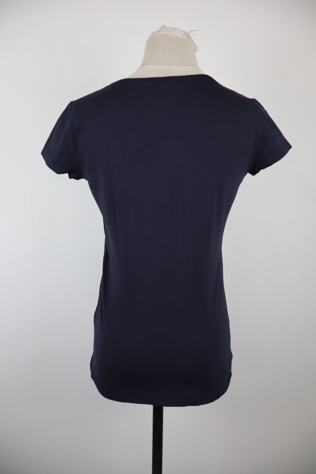 TOMMY HILFIGER MAGLIA COTONE DONNA TG. M WOMAN CASUAL VINTAGE T-SHIRT STRASS