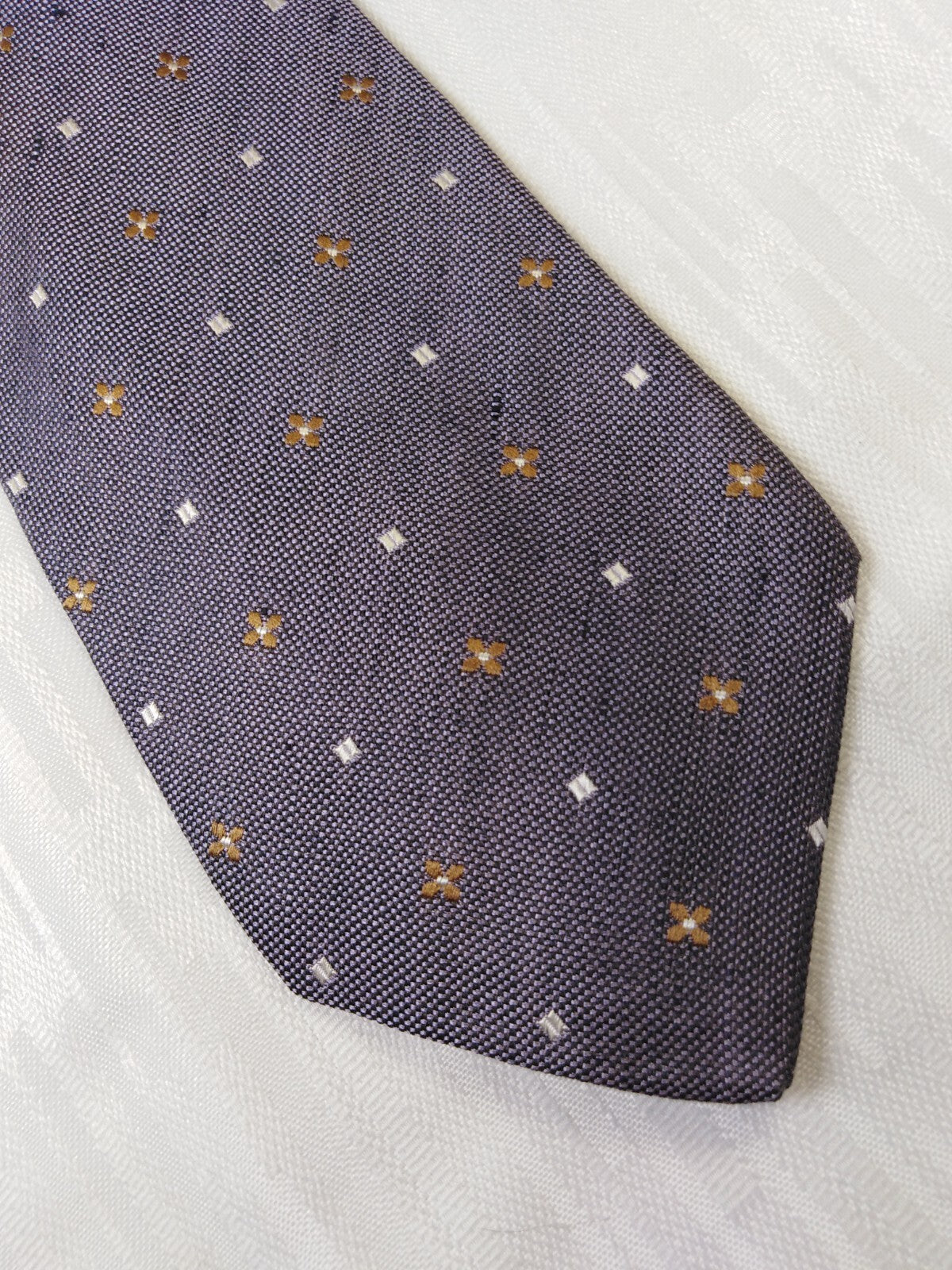 TINO COSMA 100% SETA SILK TIE CRAVATTA NECKTIE ITALY VINTAGE CLASSIC