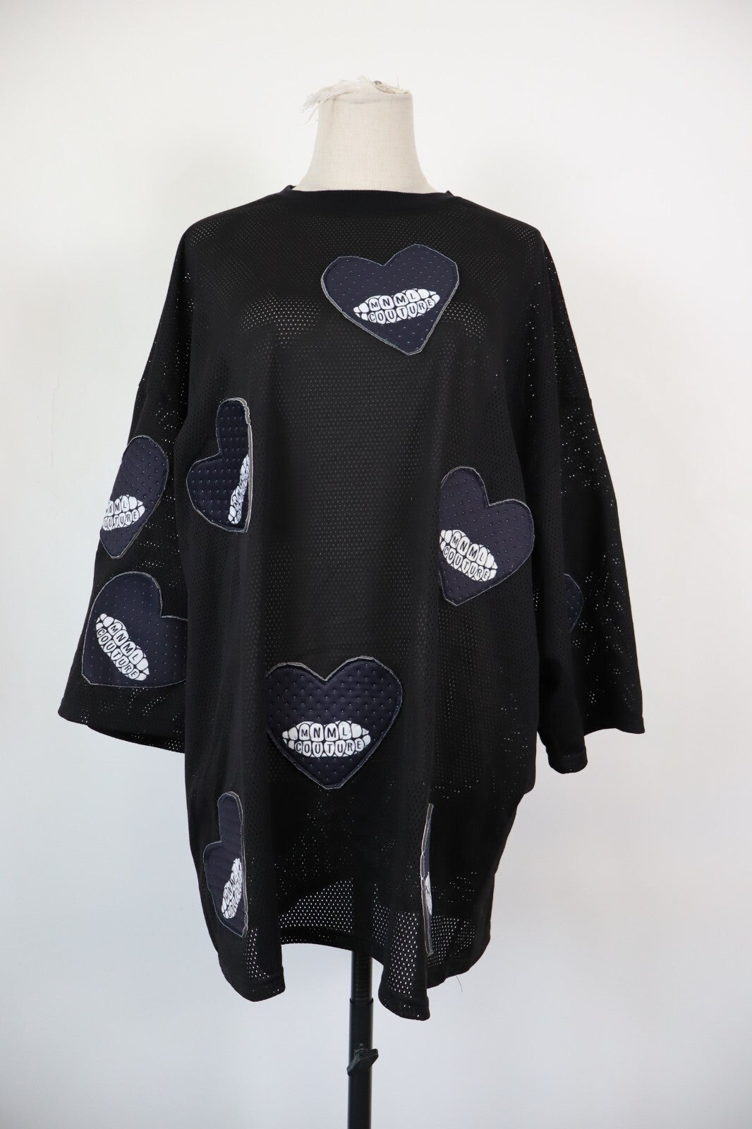 MNML  MINIMAL MAGLIA DONNA TAGLIA UNICA WOMAN CASUAL TOP T-SHIRT MANTELLA