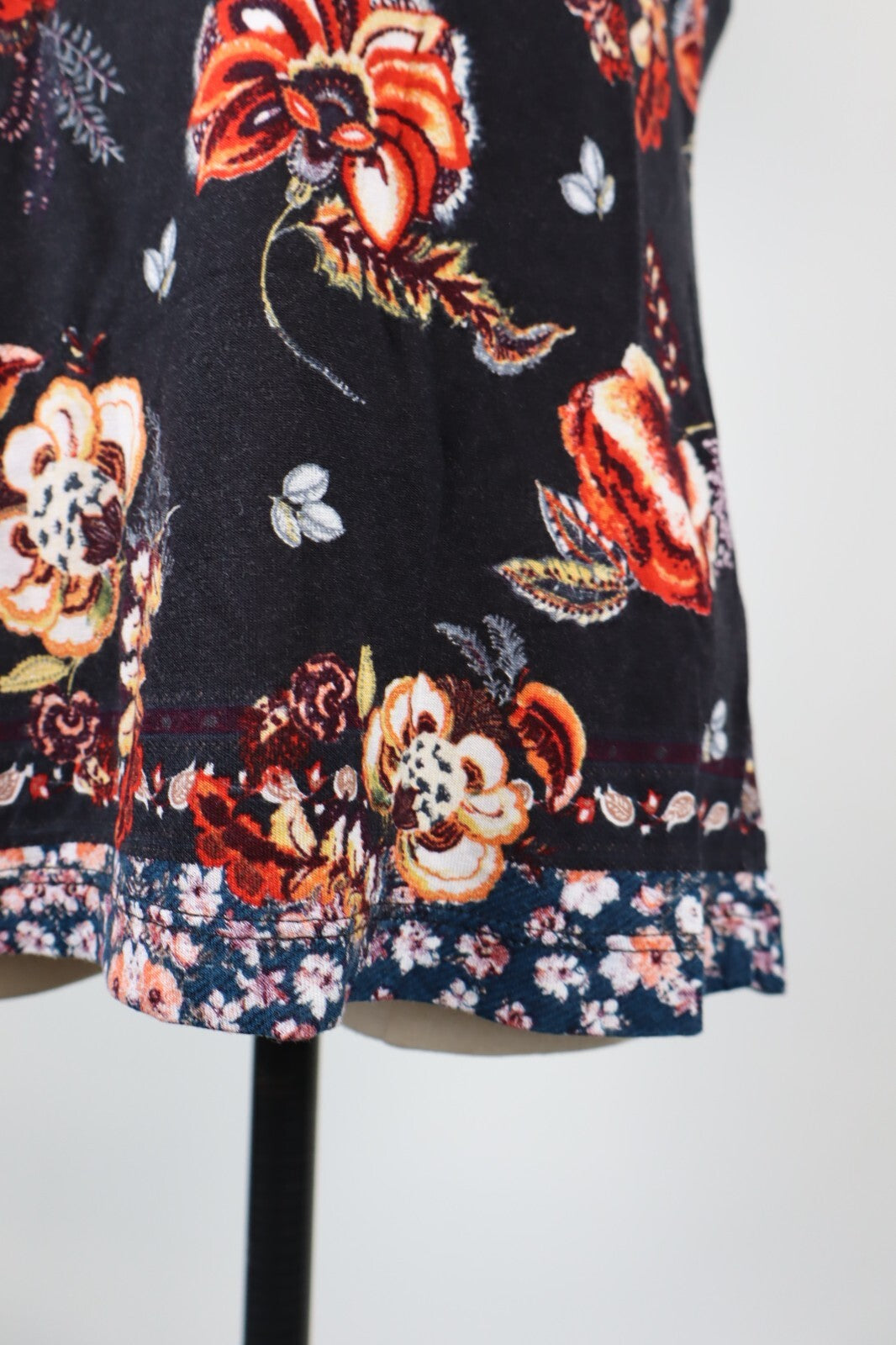 DESIGUAL MAGLIA DONNA TG. S WOMAN CASUAL VINTAGE T-SHIRT