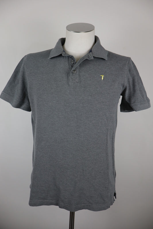 TRUSSARDI JEANS POLO MAGLIA UOMO COTONE TG. L MAN COTTON SHIRT CASUAL VINTAGE