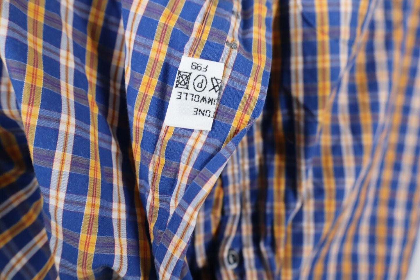 PIERRE CARDIN CAMICIA UOMO TG. 18 46 1/2 MAN CASUAL VINTAGE SHIRT COTONE