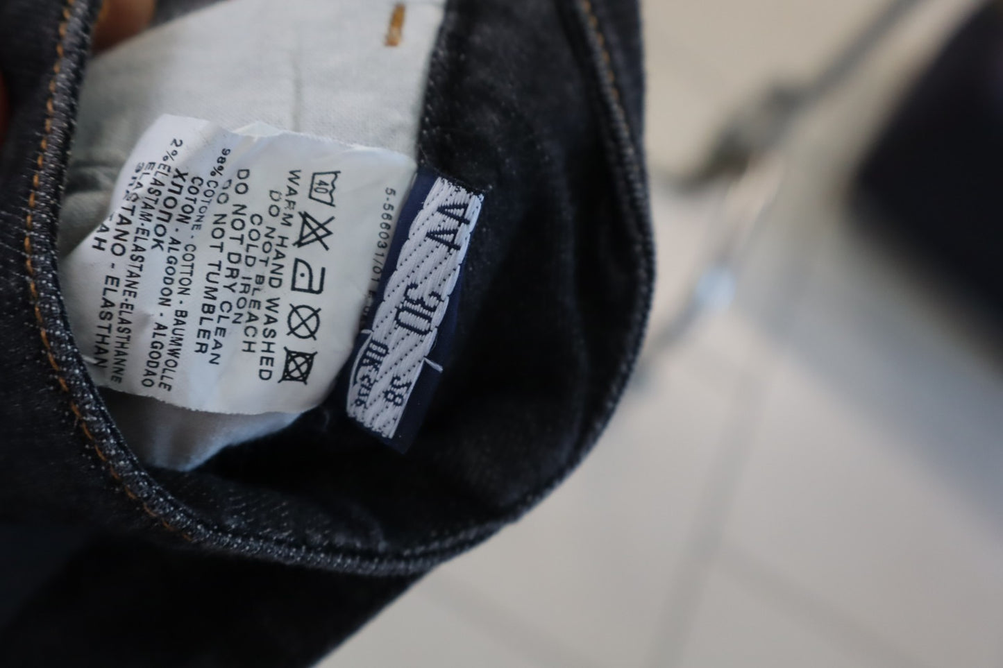 TRUSSARDI JEANS PANTALONE DONNA TG 44 WOMAN VINTAGE PANTS DENIM